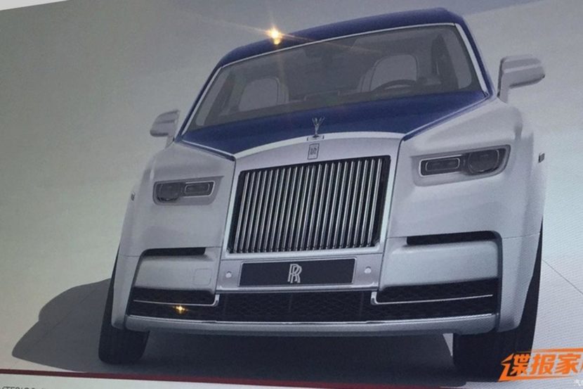 Leaked: First pictures of the new Rolls-Royce Phantom
