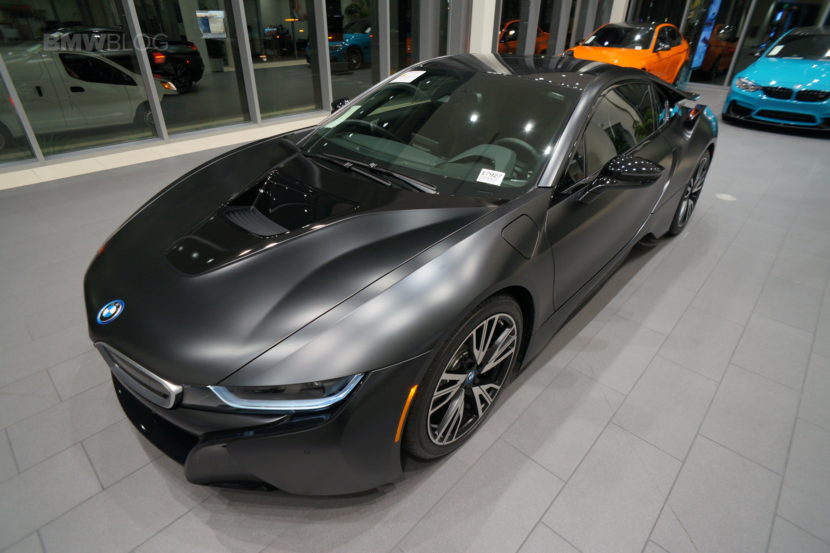 The Frozen Black Protonic Edition i8 shows up in Los Angeles