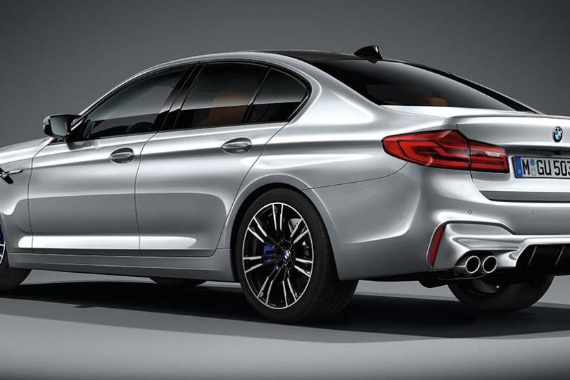 New BMW M5 in different color options