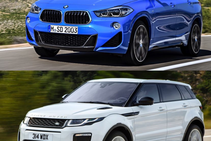 Photo Comparison: BMW X2 vs Range Rover Evoque