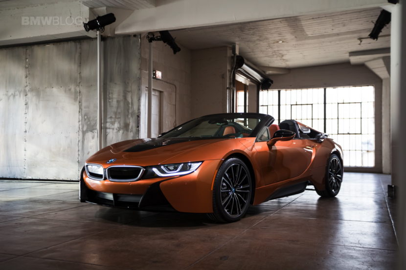 Real life photos of the BMW i8 Roadster