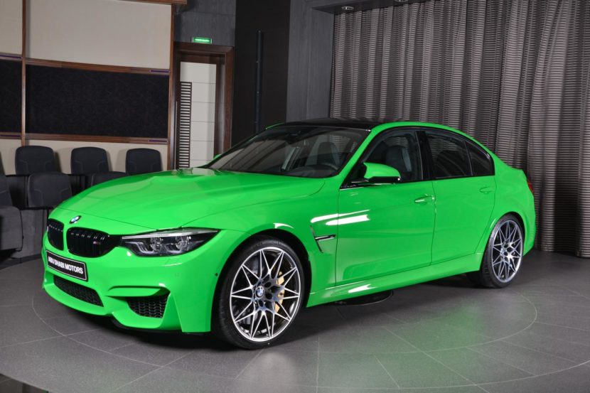 Verde Mantis Individual BMW M3 Shines in Abu Dhabi