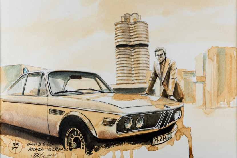 BMW Blue Coffee Project Enters New Stage, Artist to Draw Jochen Neerpasch Stories