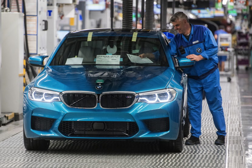 BMW M5 F90 production kicks off today at the Dingolfing plant