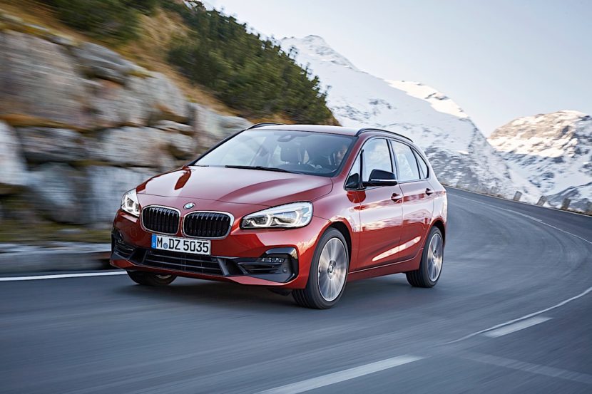 SPIED: BMW 2 Series Active Tourer Interior seen with new console