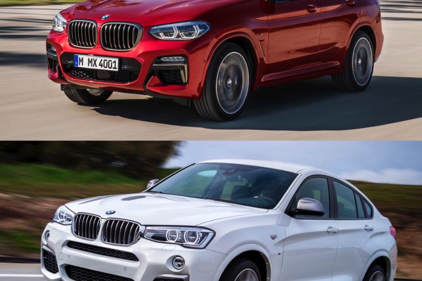 Photo Comparison: F26 BMW X4 vs G02 BMW X4 -- Old vs New