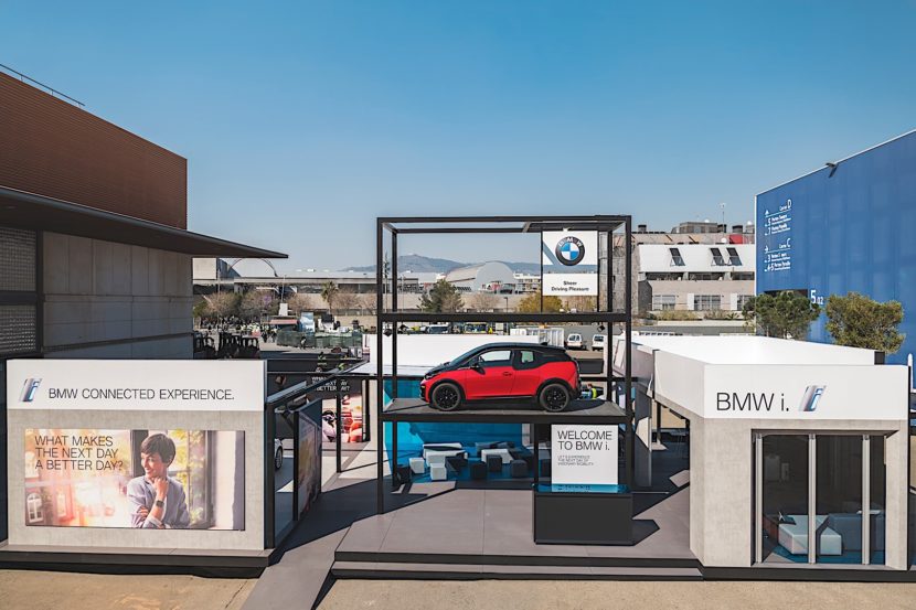 BMW at the Mobile World Congress 2018 in Barcelona