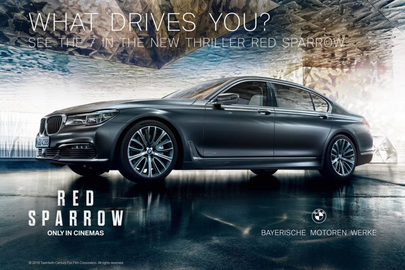 Video: BMW 7 Series Shows Up in Red Sparrow Movie