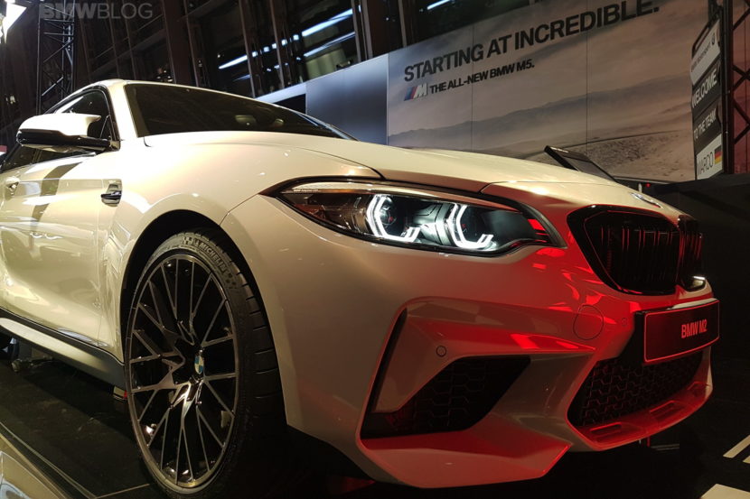 BMW M2 Competition displayed at the BMW Welt