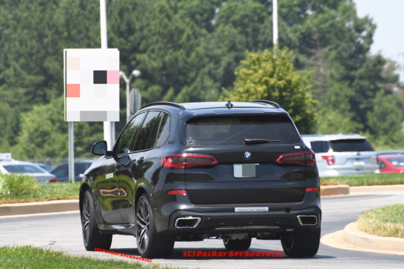 The upcoming BMW G05 X5 xDrive45e hybrid spotted on the road