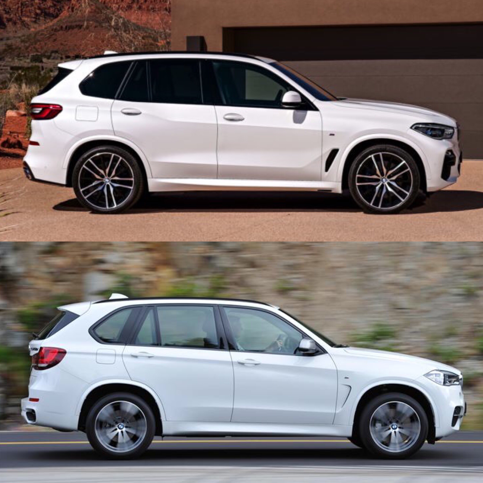 Сравнение бмв х5. F15 BMW vs g05. X5 f15 и g05. БМВ х5 кузов f15. X5 f15 vs g05.
