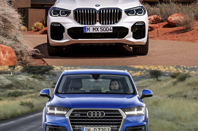 Photo Comparison: G05 BMW X5 vs Audi Q7