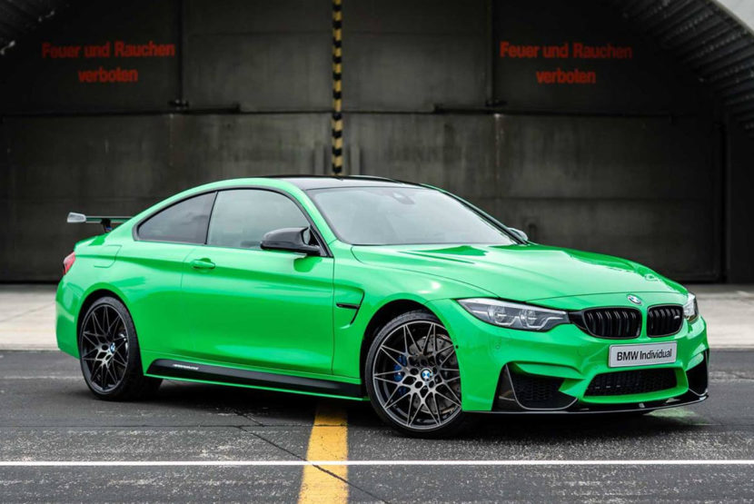 BMW Individual Signal Green M4 Competition 01 830x555