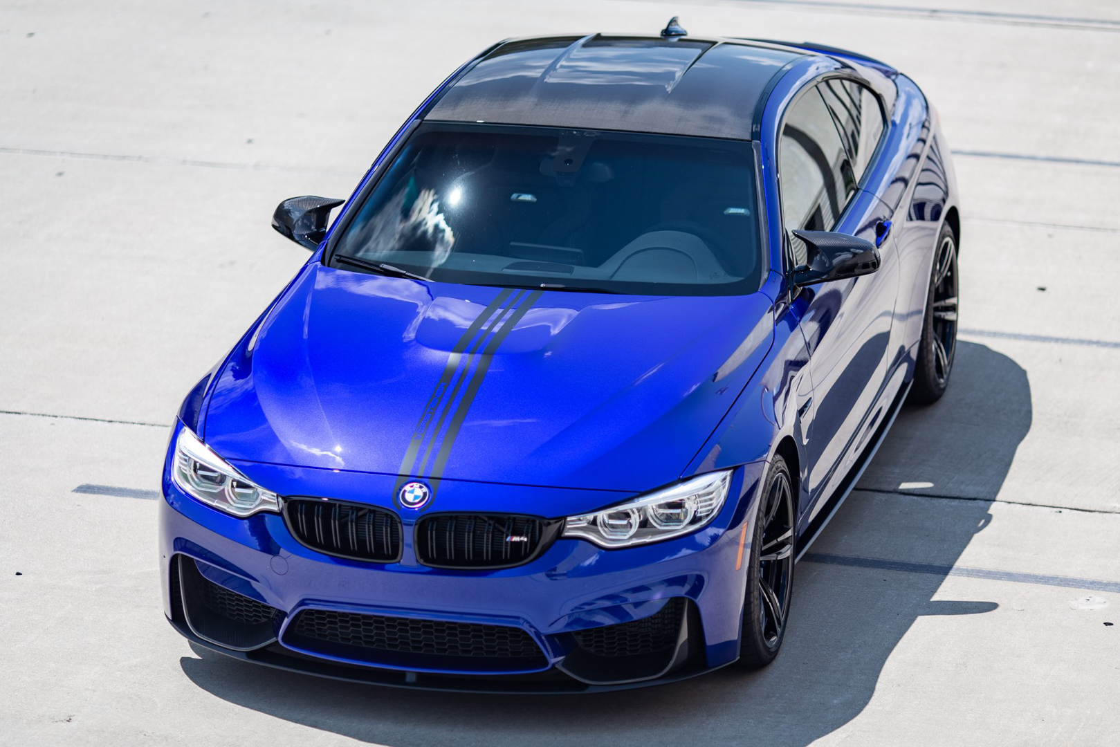 BMW M4 Looks Great in San Marino Blue with M Performance Parts