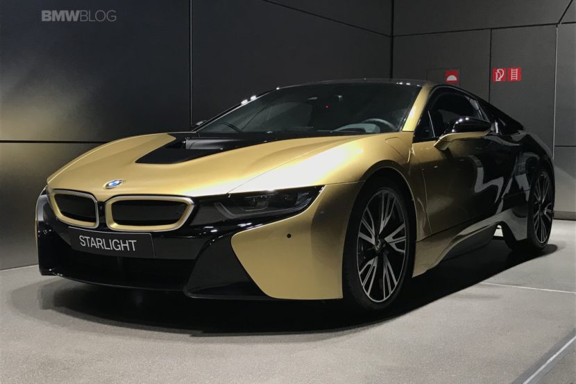 BMW i3S and i8 Starlight Edition displayed at BMW Welt