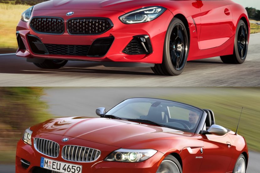 Photo Comparison: G29 BMW Z4 vs E89 BMW Z4