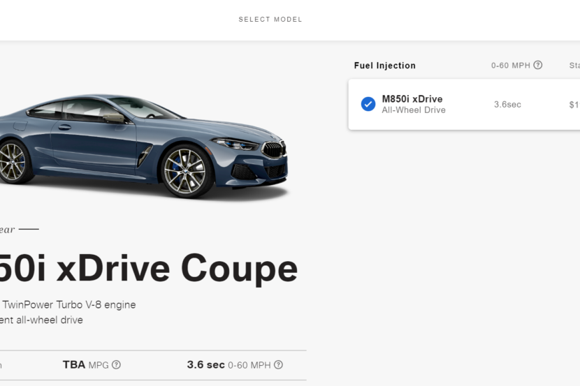 Let's make a BMW 8 Series -- Configurator goes live