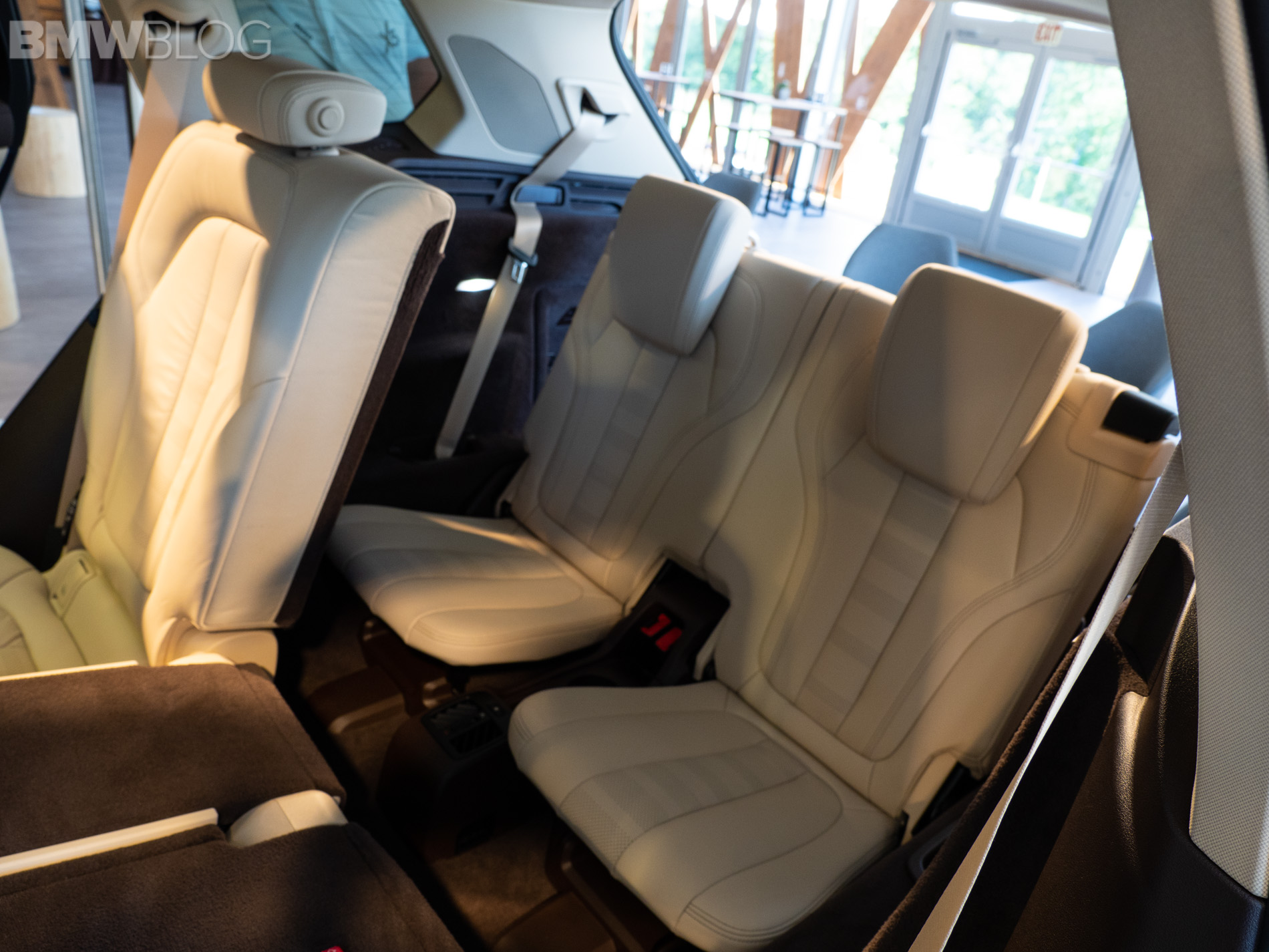First look at the third-row seat in the new BMW X5