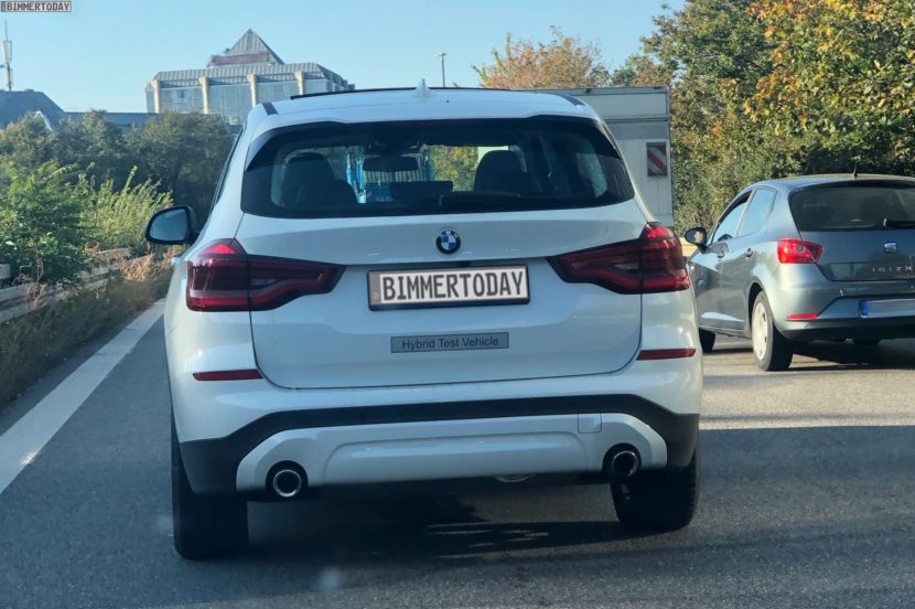 2019 BMW X3 xDrive30e G01 Plug in Hybrid Erlkoenig 01 830x552