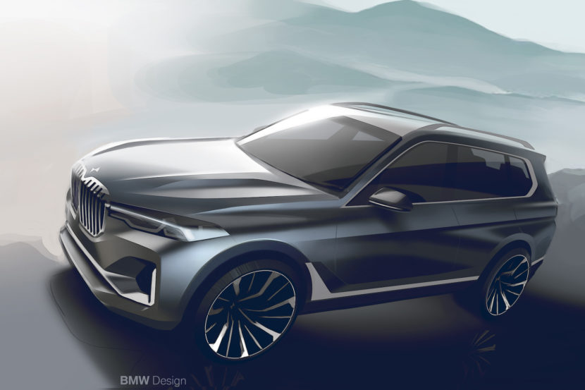 BMW X7 sketches 1 830x553