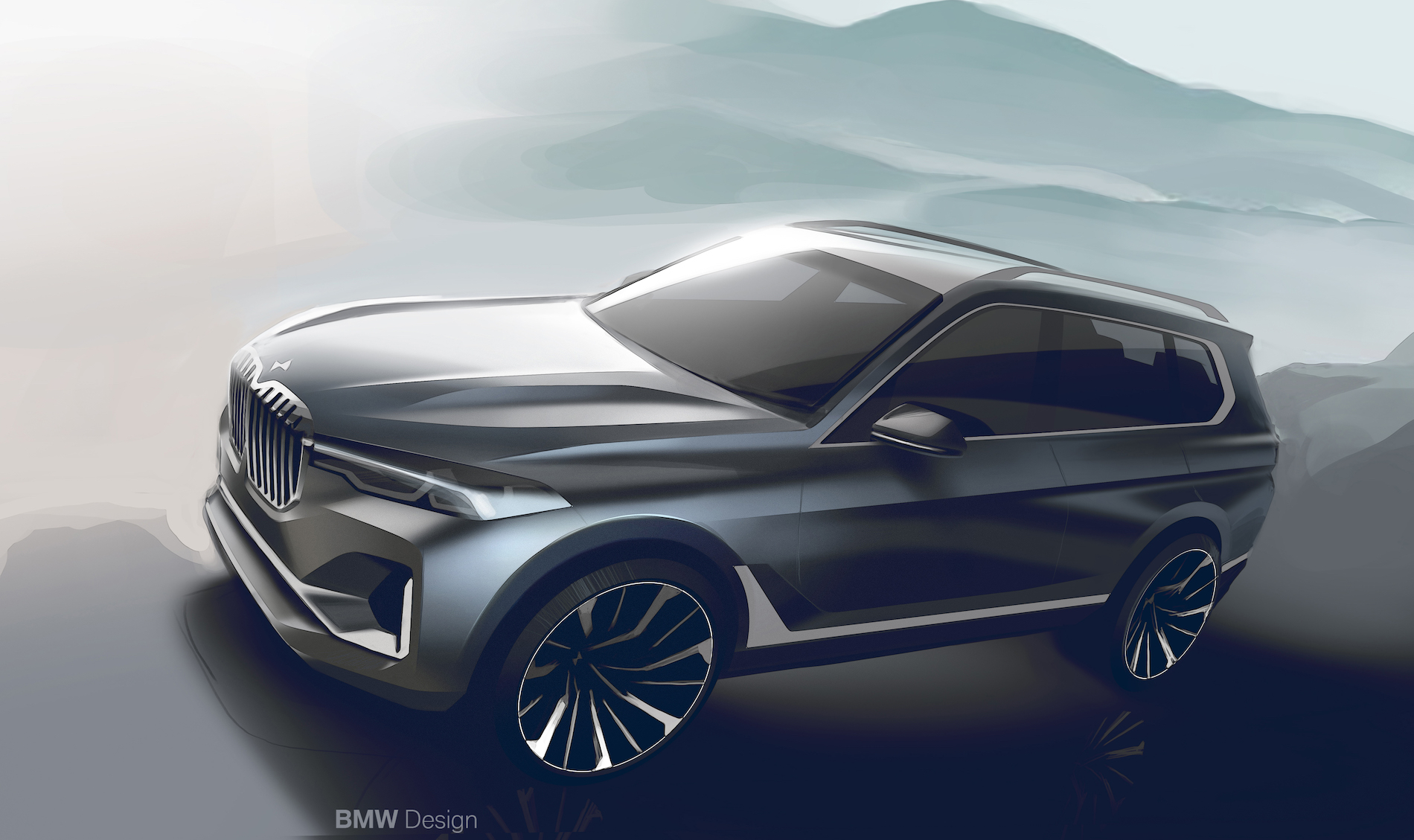 BMW X7 sketches 1