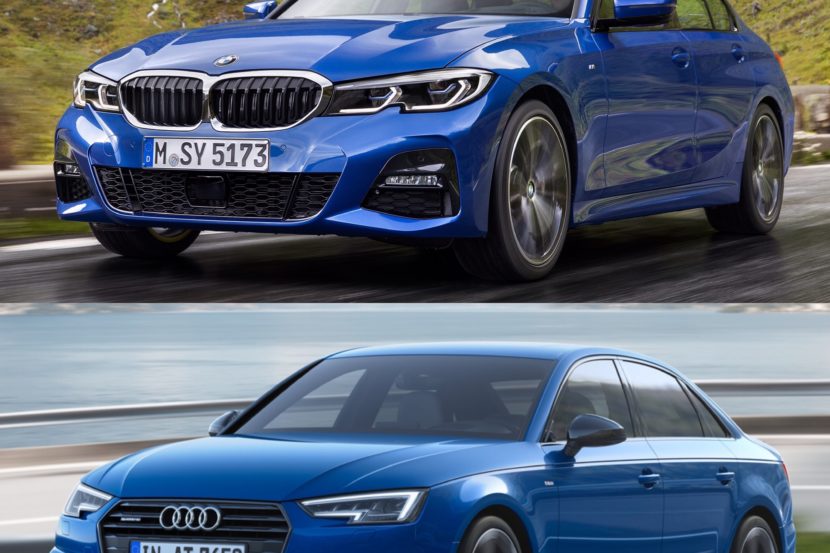 Photo Comparison: G20 BMW 3 Series vs Facelifted Audi A4