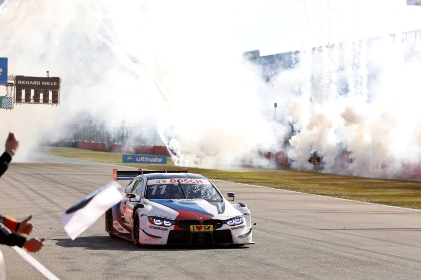 Marco Wittmann second in the final race of the DTM season