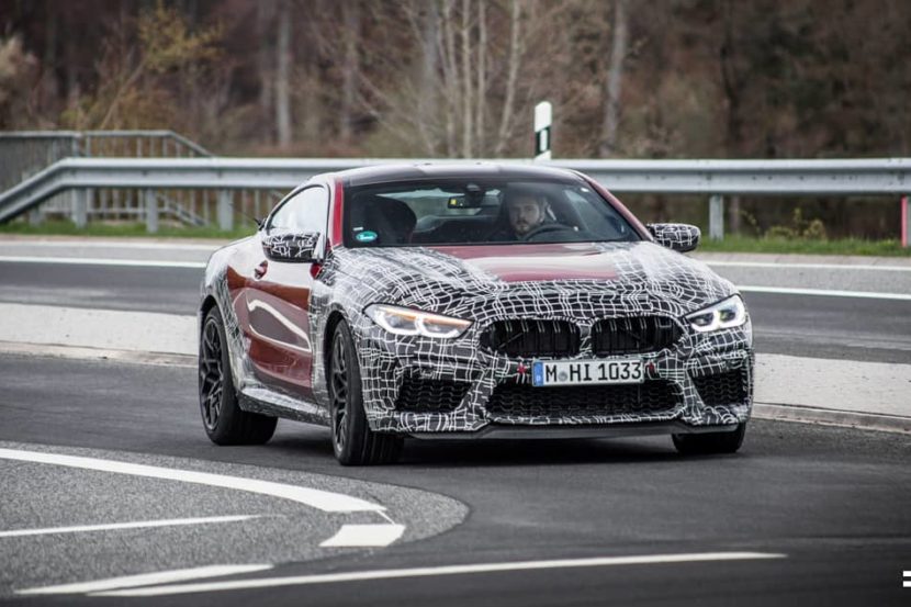 2020 BMW M8 Spotted Nearly Camo Free