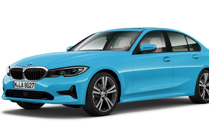 Here are 84 special colors available for the new BMW G20 3 Series