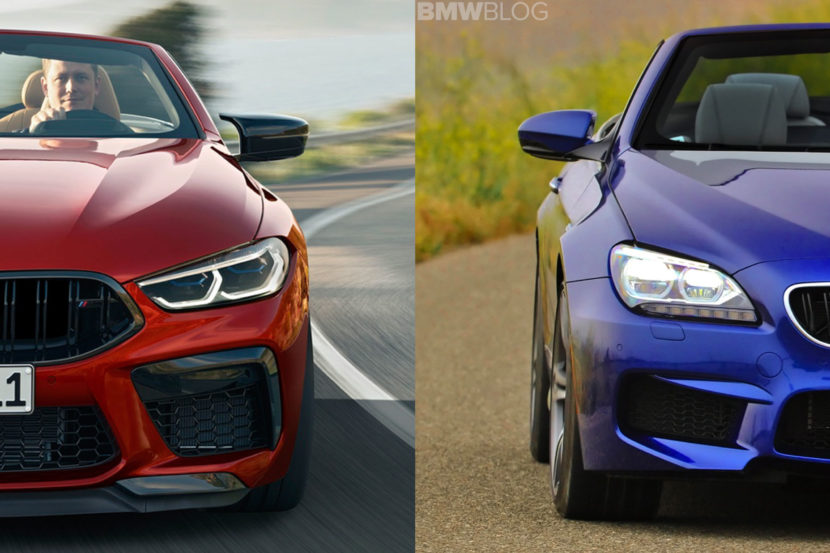 Photo Comparison: BMW M8 Convertible vs. BMW M6 Convertible