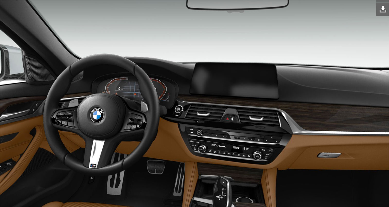 BMW online configurator shows the Live Cockpit Professional