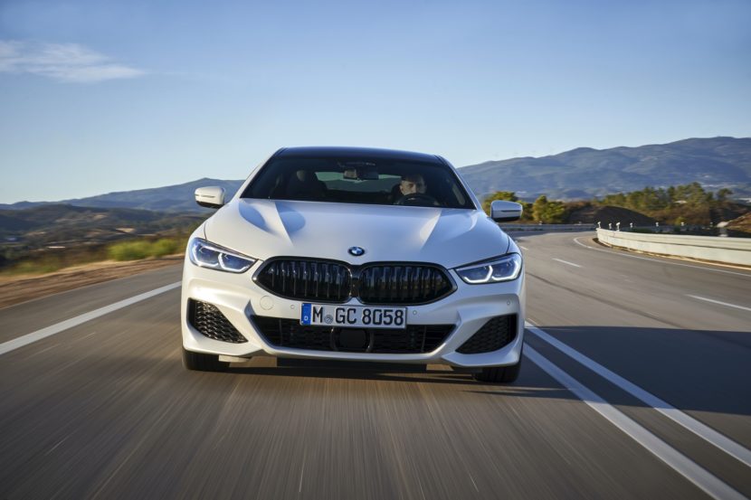 Photoshoot: The 2020 BMW 8 Series Gran Coupe in Mineral White