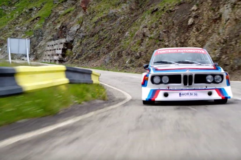 Video: Jochen Neerpasch Drives the BMW 3.0 CSL on the Transfagarasan