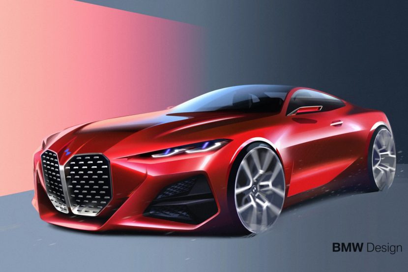 BMW Concept 4 design sketches 0 830x553