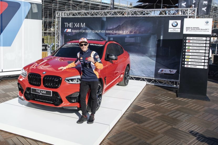 Marc Márquez wins the BMW M Award in MotoGP and a BMW X4 M