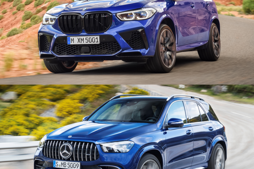 Photo Comparison: BMW X5 M meets the new archrival Mercedes-AMG GLE 63