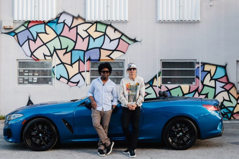 Photo Gallery: BMW M850i xDrive Convertible goes Art Cruising in Miami