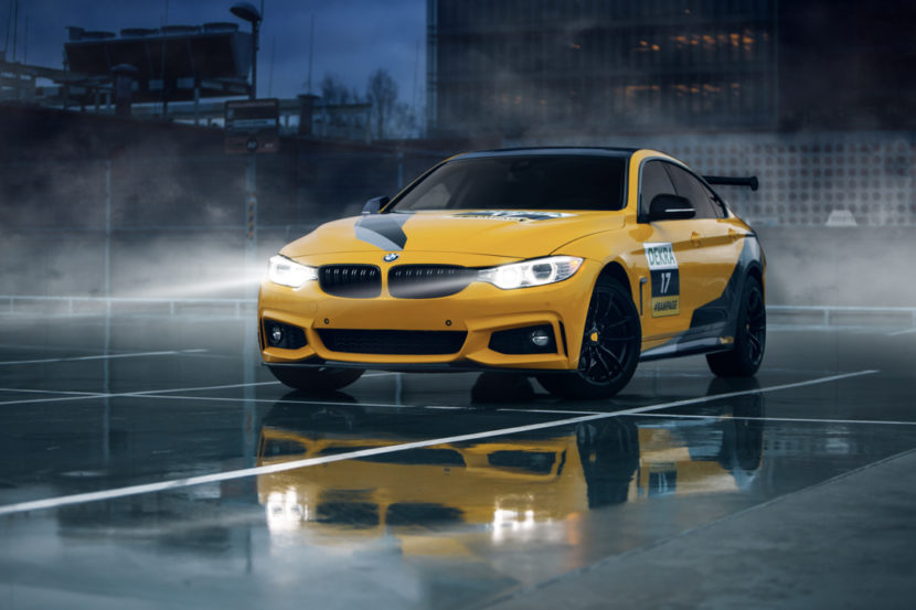 BMW 4 Series Gran Coupe Owner tries to recreate M4 DTM Livery