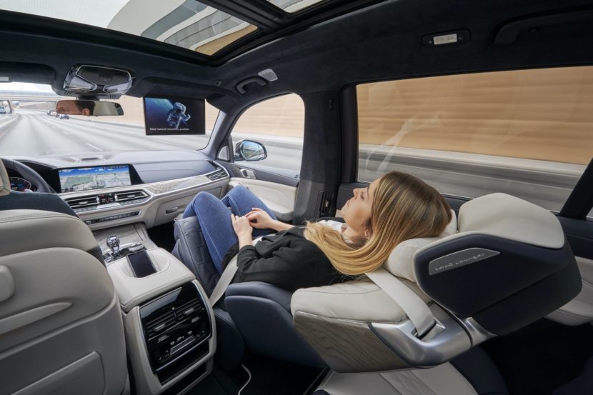 BMW X7 ZeroG Lounger features next-level seats