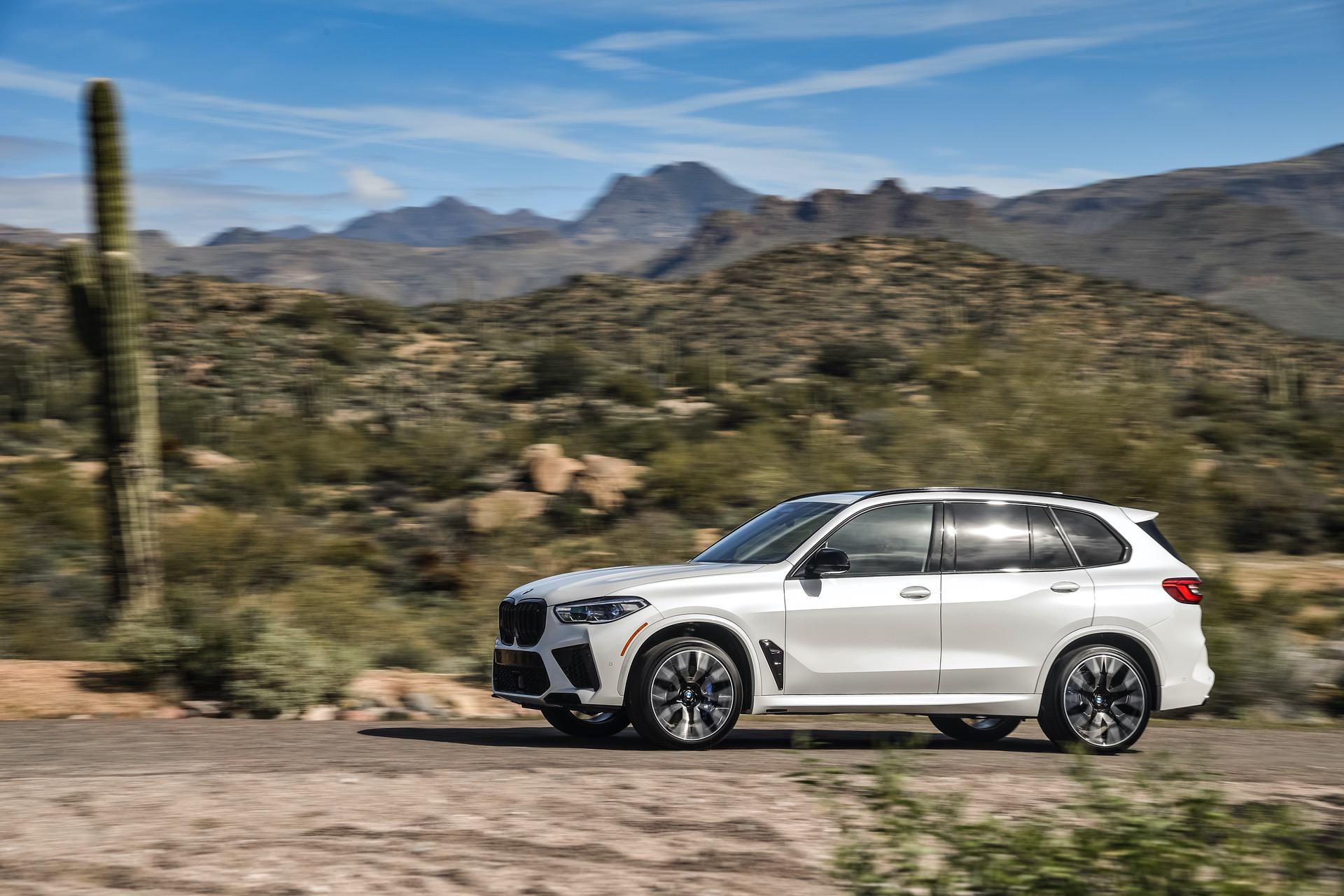 2020 BMW X5 M Competition presented in Mineral White