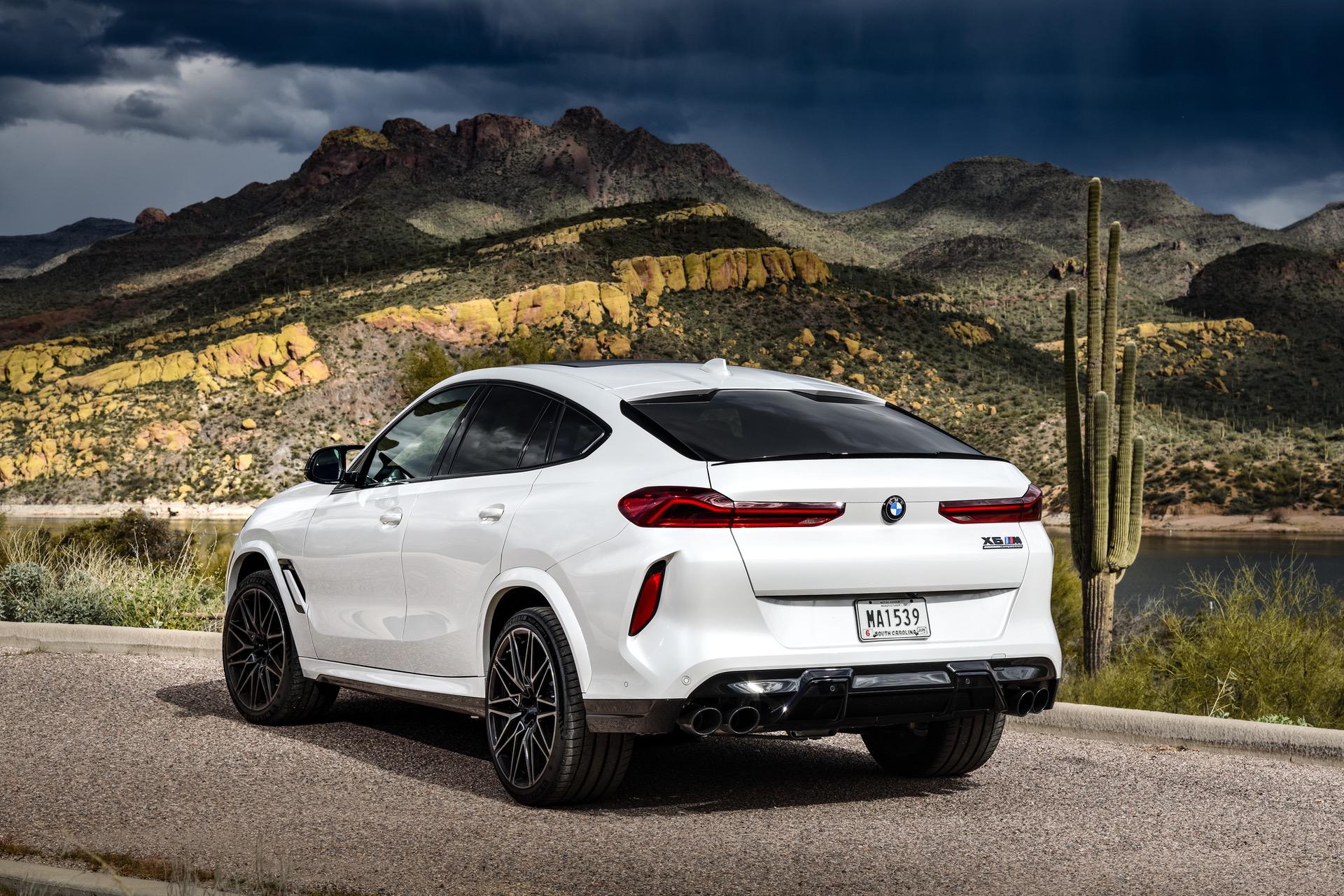 Stunning Images: 2020 BMW X6 M Competition in Mineral White.