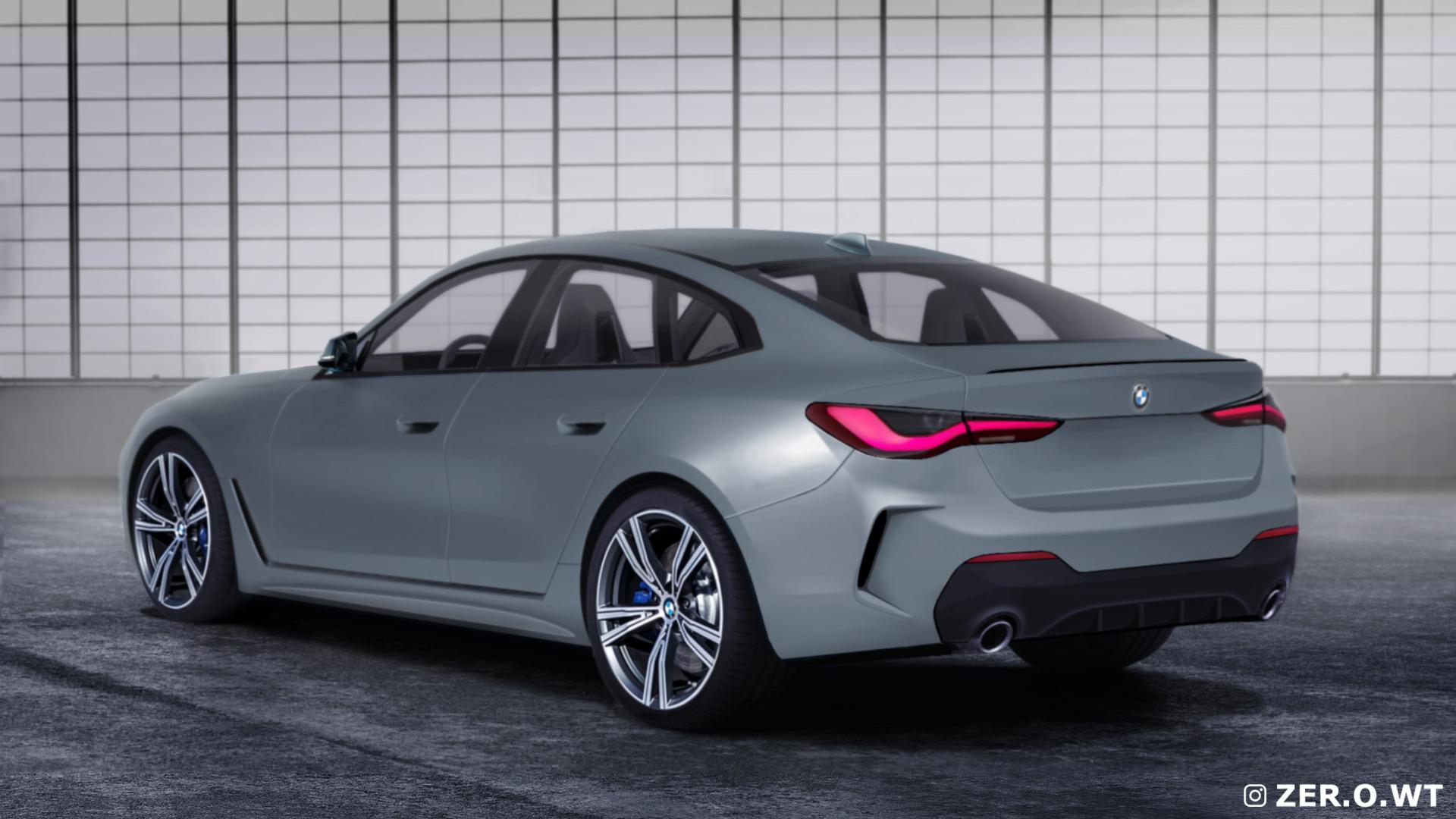 2021 bmw 4 series gran coupe gets a series of renderings 2021 bmw 4 series gran coupe gets a