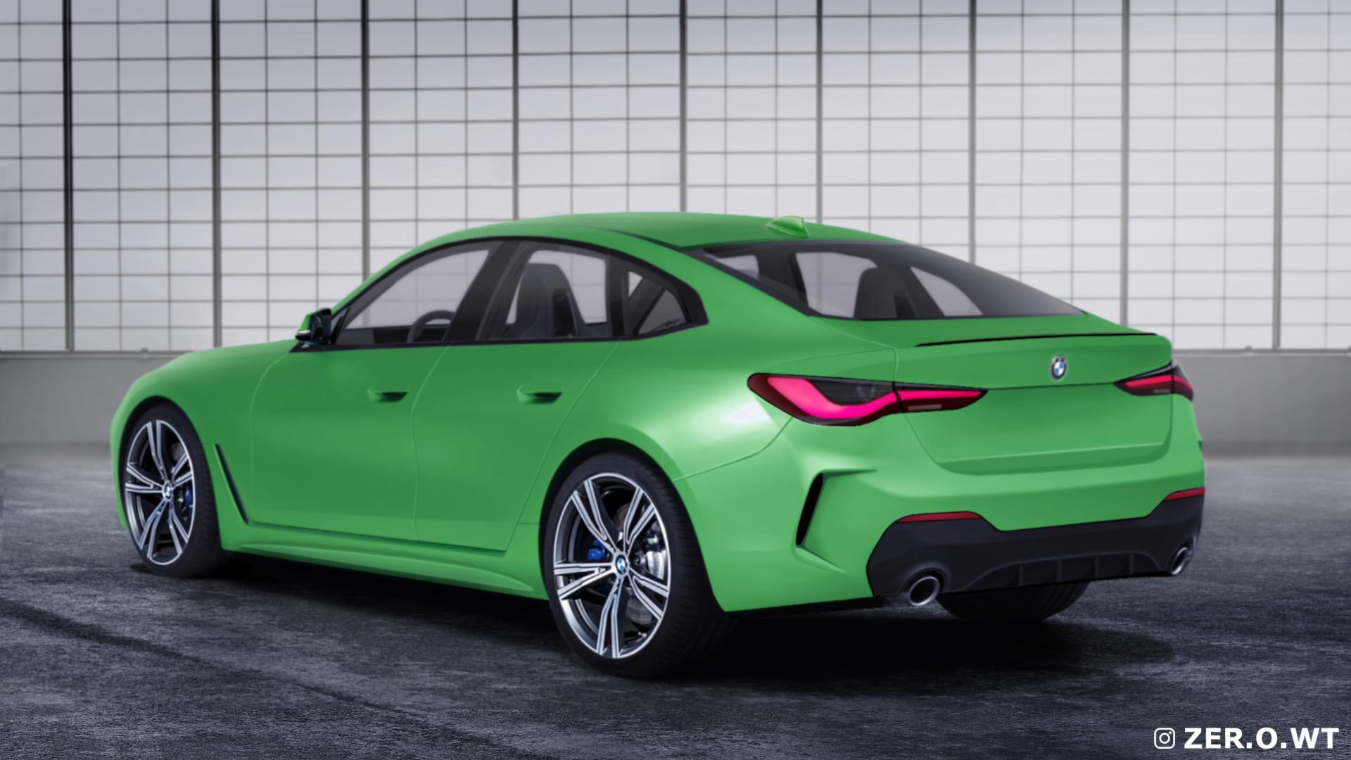 2021 BMW 4 Series Gran Coupe gets a series of renderings