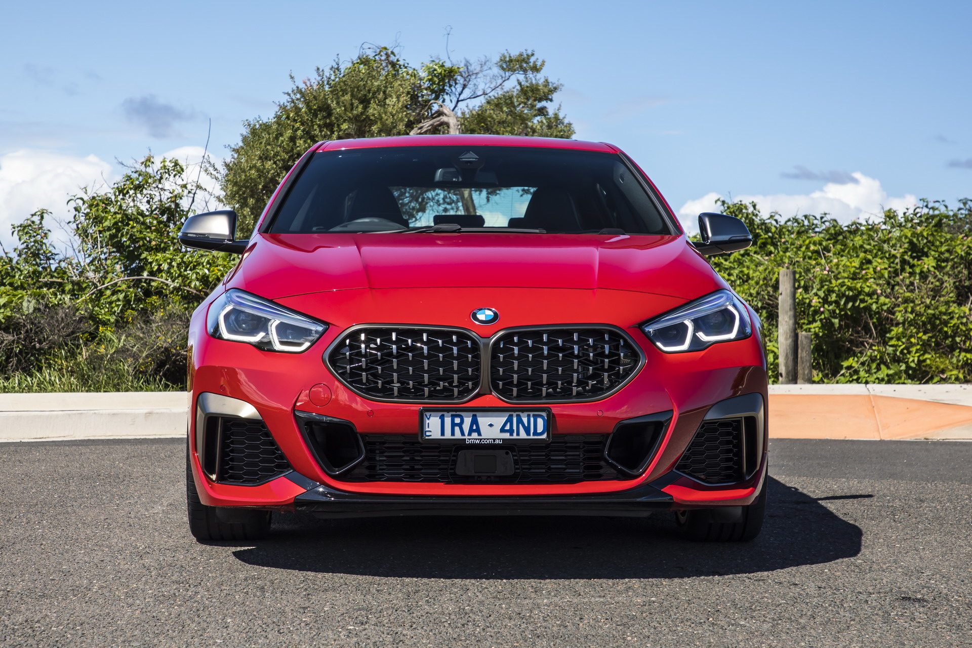 BMW M235i Gran Coupe in Melbourne Red, starting at AUD 69,990 in