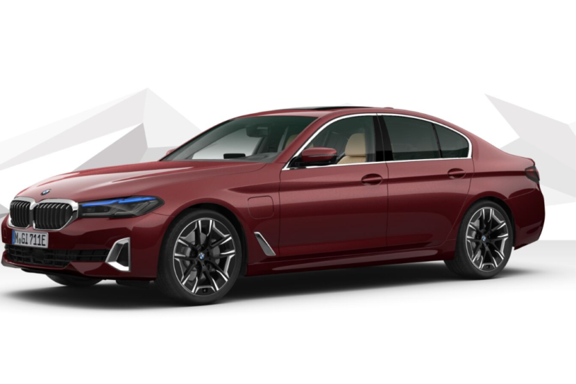 BMW 5 Series Sedan in Aventurine Red II with BMW Individual features