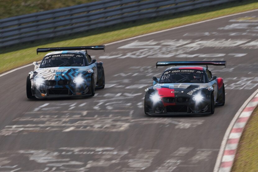 BMW claims one-two win with Z4 GT3 on Nordschleife sim race