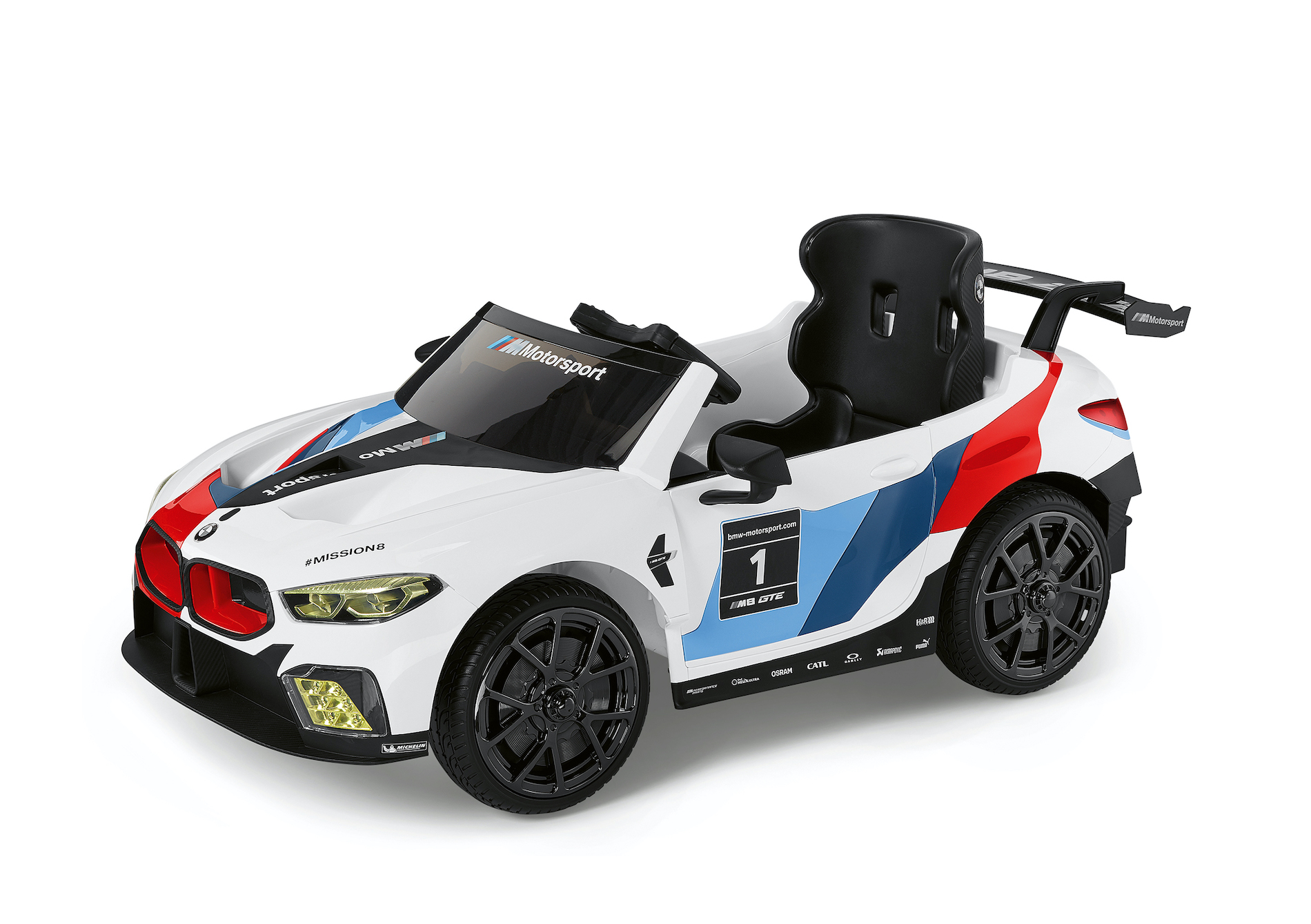 BMW M8 Ride on Car Kids 6v Battery 2.5 MPH Mp3 Headlights Chrome Wheels Electric for sale online 