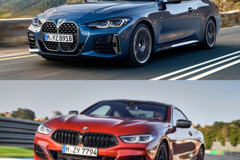 Photo Comparison: BMW 4 Series Coupe vs BMW 8 Series Coupe