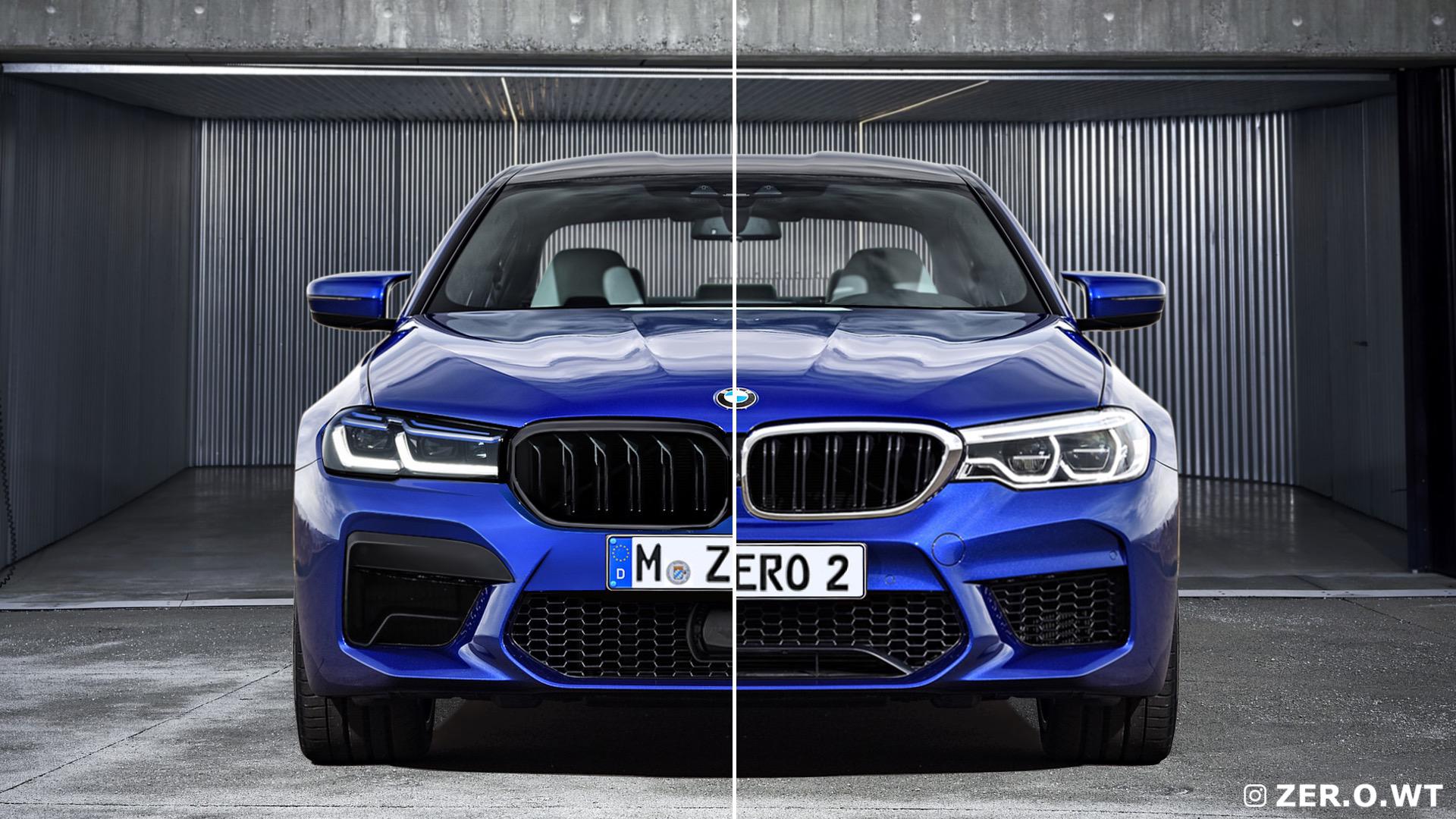 BMW M5 Facelift rendering 01