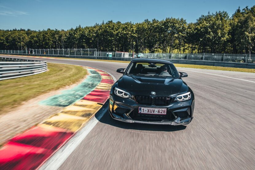 BMW M2 CS in Sapphire Black goes to the race track
